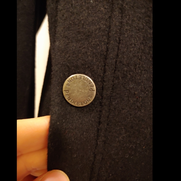 Pendleton Men's Black Cascade Wool Shirt Jacket - Picture 10 of 11